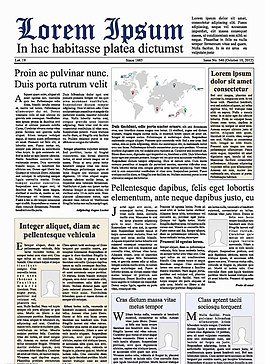 英文报纸排版