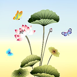 荷叶素材
