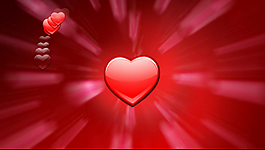 梦幻爱心动态视频