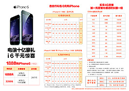 iPhone6 电信 合约计划