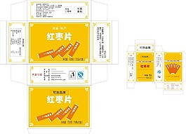 红枣片包装盒