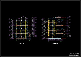 楼房立面cad图纸