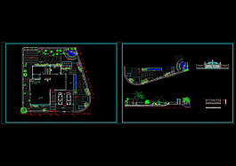 别墅区的景观设计图