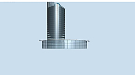 豪华现代风格公共建筑3D模型素材