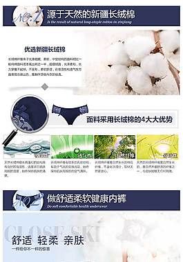 蕾丝女士内裤详情页