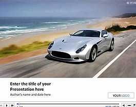 公路交通欧美大气PPT模板图片