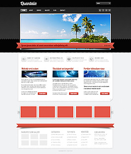 企业网站设计模板