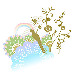 鸟儿花纹