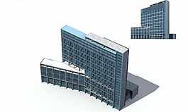 高层商业大厦3D模型设计
