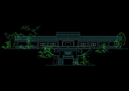 小品游园cad图纸