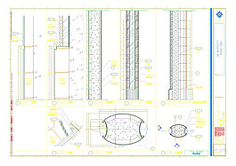 中央柱子详图cad图纸