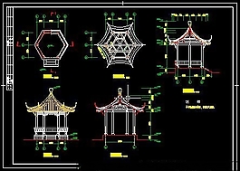 中国古代经典的八角亭