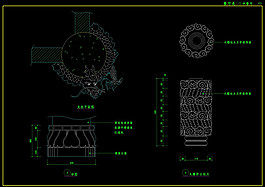 餐厅剖面cad图纸