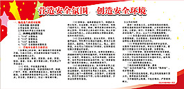 红色安全警示