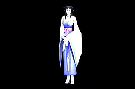 仙剑4-柳梦璃效果图3D模型