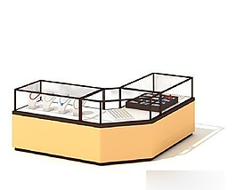 精美珠宝展示柜3D模型