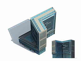 L型建筑外观