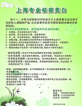 专业祛痘展板
