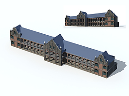 英式建筑模型