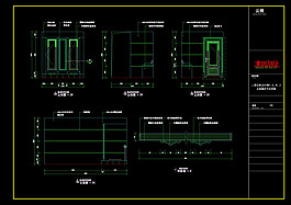 洗浴中心立面cad图