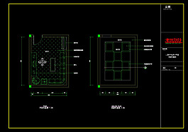 洗浴中心立面cad图稿素材