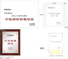 亿达奖项