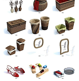 生活用品3D模型图