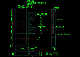 柜子cad图块素材