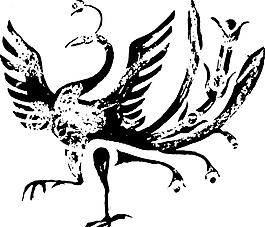 鸟 飞鸟 凤凰 矢量线