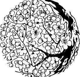 梅花 桃花 花朵 矢量