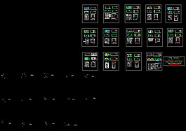 经济型KTV包厢装潢cad图纸