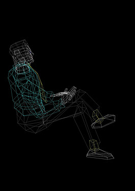 人形cad模型图纸设计
