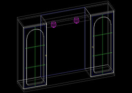 柜子cad模型设计