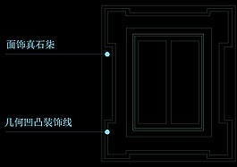 房门cad图纸