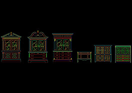 柜子cad图纸