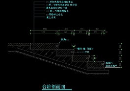 台阶做法cad建筑详图