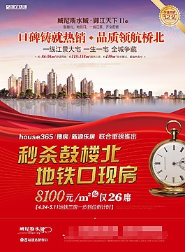 房地产促销海报