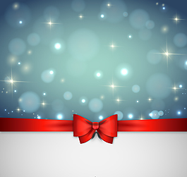 红色蝴蝶结丝带