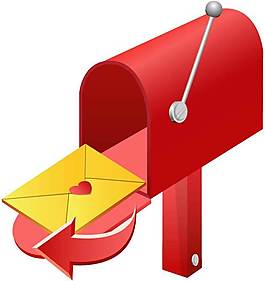 情人节素材邮寄爱情