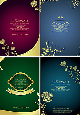 欧式古典花纹花边图片