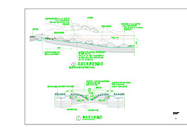 河岸做法cad图素材