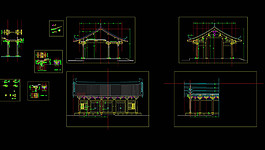 斗拱cad图素材