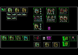 中国古典别墅施工图