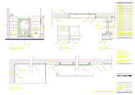 精装客房cad室内图纸
