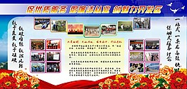 开发区企业精神文明宣传展板