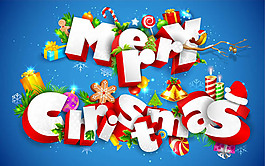 圣诞节日字体设计