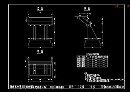 桥台cad图纸