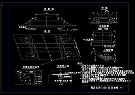 桥梁结构cad图纸