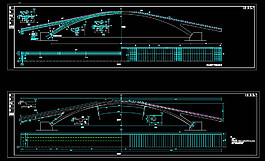 主拱外形及结构cad图纸