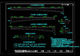 主桥左幅横向预应力筋cad图纸